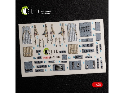 Ka-27 Helix Interior 3d Decals For Hobbyboss Kit - zdjęcie 6