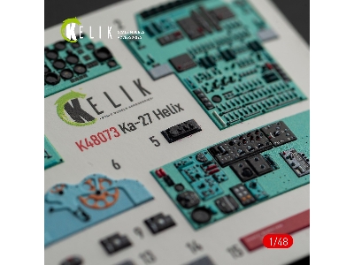 Ka-27 Helix Interior 3d Decals For Hobbyboss Kit - zdjęcie 10