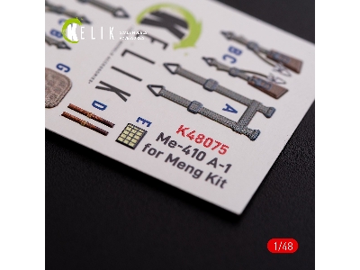 Messerschmitt Me-410 A1 Interior 3d Decals For Meng Model Kit - zdjęcie 9