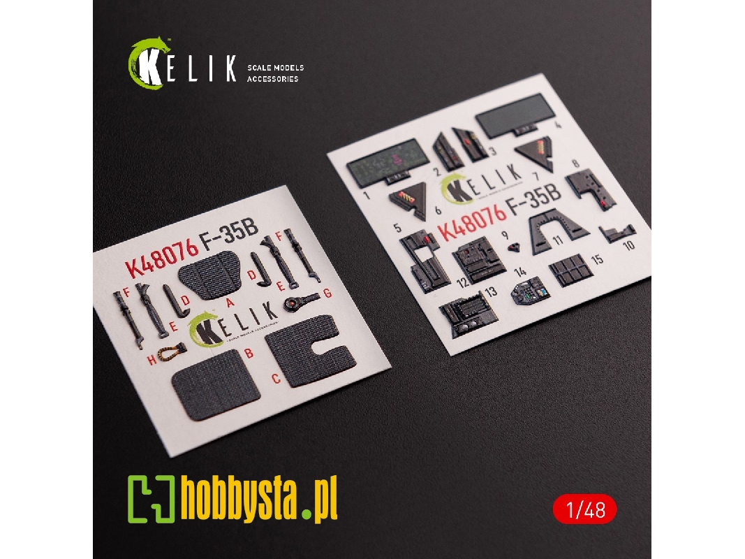 F-35b Interior 3d Decals For Tamiya Kit - zdjęcie 1 F-35b Interior 3d Decals For Tamiya Kit - zdjęcie 1
