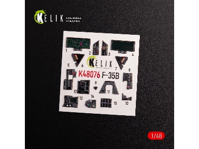 F-35b Interior 3d Decals For Tamiya Kit - zdjęcie 3