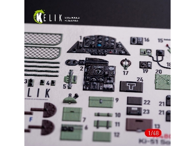Ki-51 Sonia Interior 3d Decals For Wingsykits Kit - zdjęcie 3