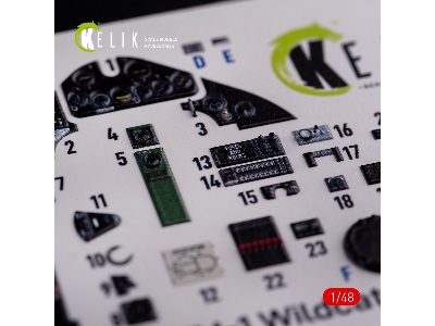 Fm-1 Wildcat/Martlet Mk.V Interior 3d Decals For Tamiya Kit - zdjęcie 3
