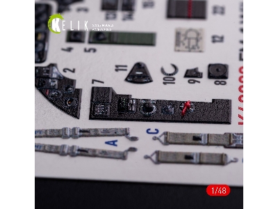 Fm-1 Wildcat/Martlet Mk.V Interior 3d Decals For Tamiya Kit - zdjęcie 4