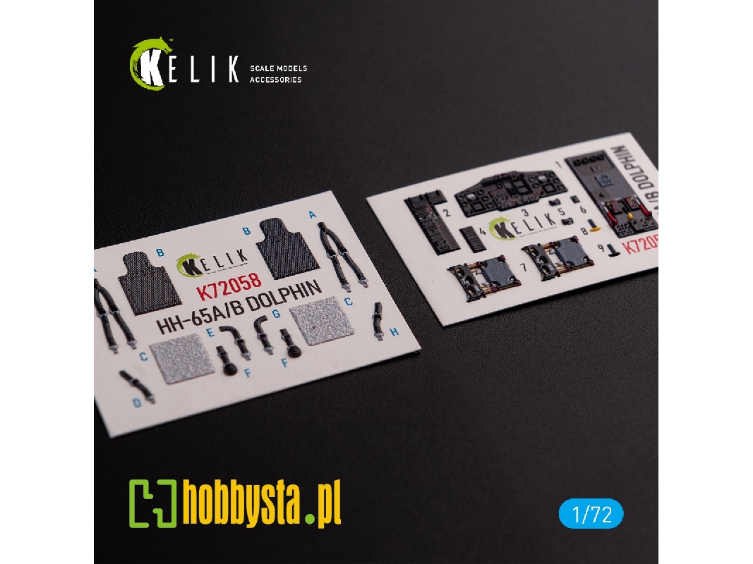 Hh-65a/B Dolphin Interior 3d Decals For Dream Model Kit - zdjęcie 1 Hh-65a/B Dolphin Interior 3d Decals For Dream Model Kit - zdjęcie 1