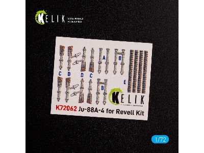 Junkers Ju 88 A-4 Interior 3d Decals For Revell Kit - zdjęcie 4