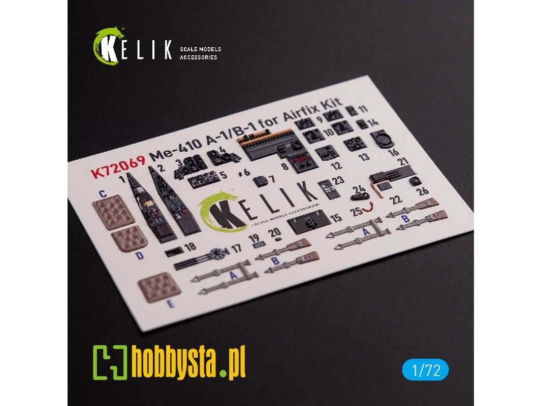 Messerschmitt Me410a-1 Interior 3d Decals For Airfix Kit - zdjęcie 1 Messerschmitt Me410a-1 Interior 3d Decals For Airfix Kit - zdjęcie 1