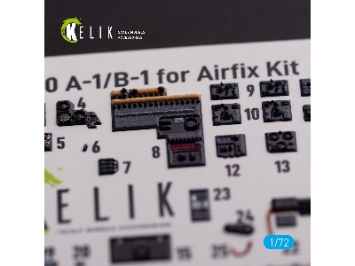 Messerschmitt Me410a-1 Interior 3d Decals For Airfix Kit - zdjęcie 3