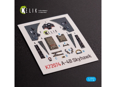 A-4b 'skyhawk' Interior 3d Decals For Hobby 2000/Fujimi Kit - zdjęcie 1
