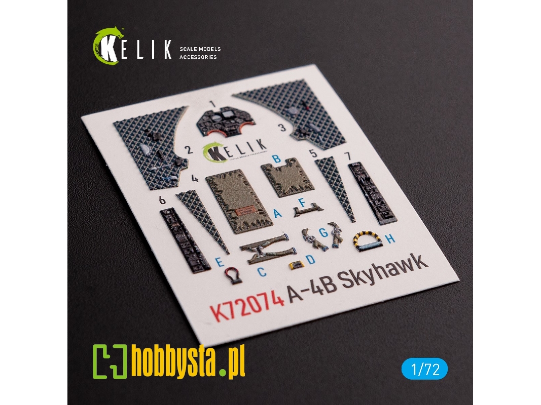 A-4b 'skyhawk' Interior 3d Decals For Hobby 2000/Fujimi Kit - zdjęcie 1 A-4b 'skyhawk' Interior 3d Decals For Hobby 2000/Fujimi Kit - zdjęcie 1