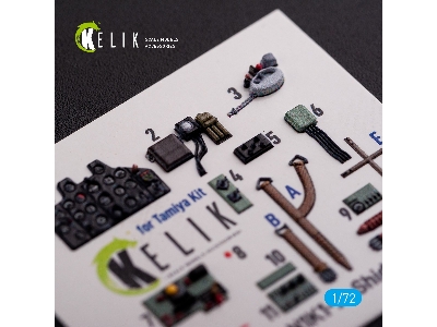 N1k1-ja Shiden Type 11 Interior 3d Decals For Tamiya Kit - zdjęcie 4