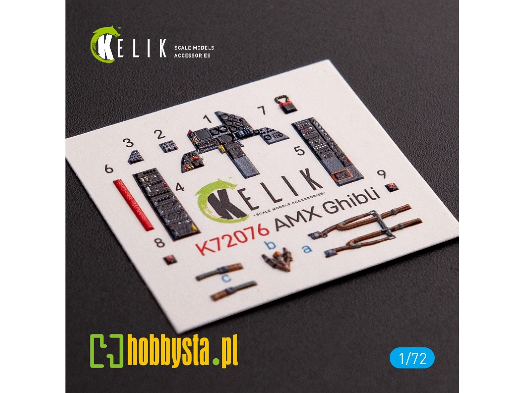 Amx Ghibli Interior 3d Decals For Italeri Kit - zdjęcie 1 Amx Ghibli Interior 3d Decals For Italeri Kit - zdjęcie 1