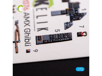 Amx Ghibli Interior 3d Decals For Italeri Kit - zdjęcie 3