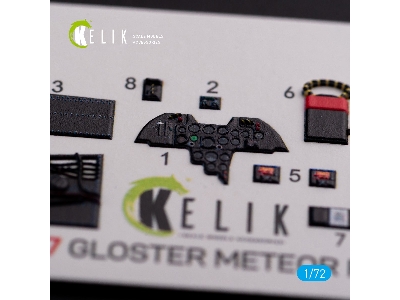 Gloster Meteor F.8 Interior 3d Decals For Airfix Kit - zdjęcie 5