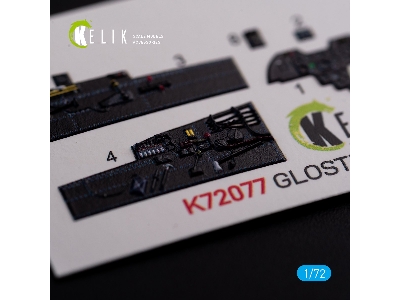 Gloster Meteor F.8 Interior 3d Decals For Airfix Kit - zdjęcie 6