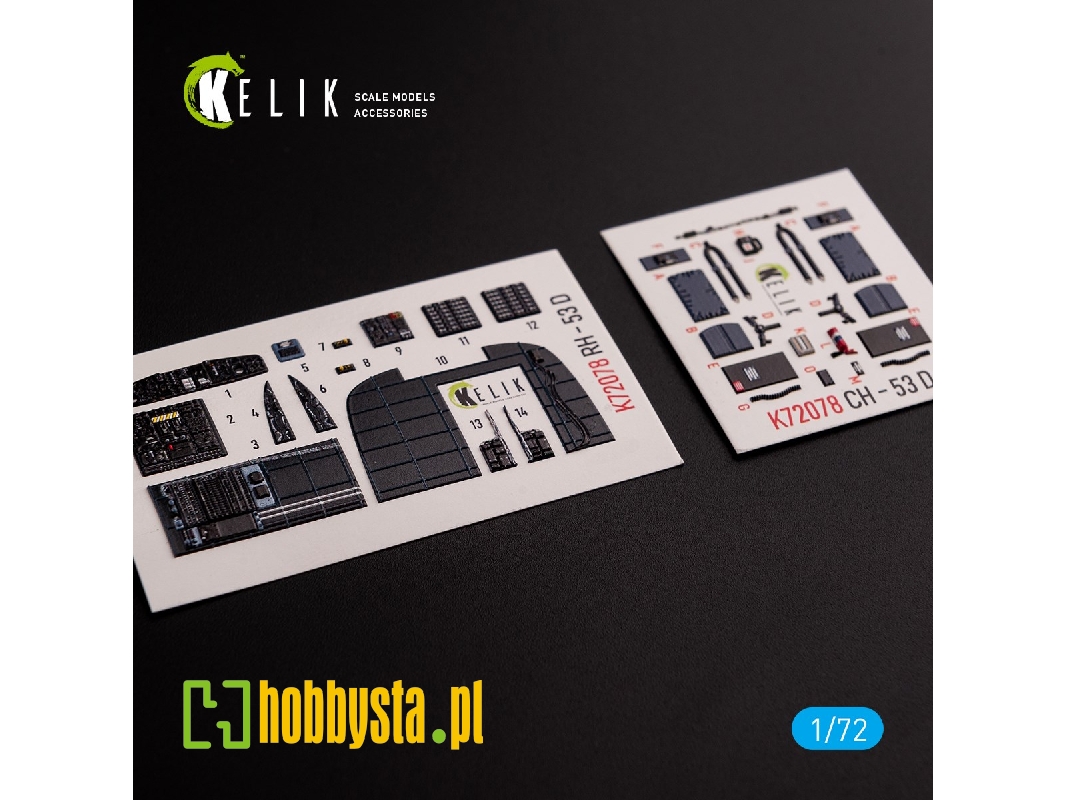 Ch-53d Sea Stallion Interior 3d Decals For Fujimi/Academy Kit - zdjęcie 1 Ch-53d Sea Stallion Interior 3d Decals For Fujimi/Academy Kit - zdjęcie 1