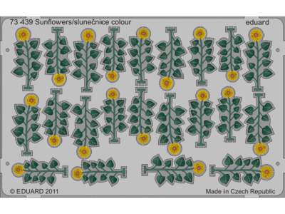  Sunflowers colour 1/72 - blaszki - zdjęcie 1