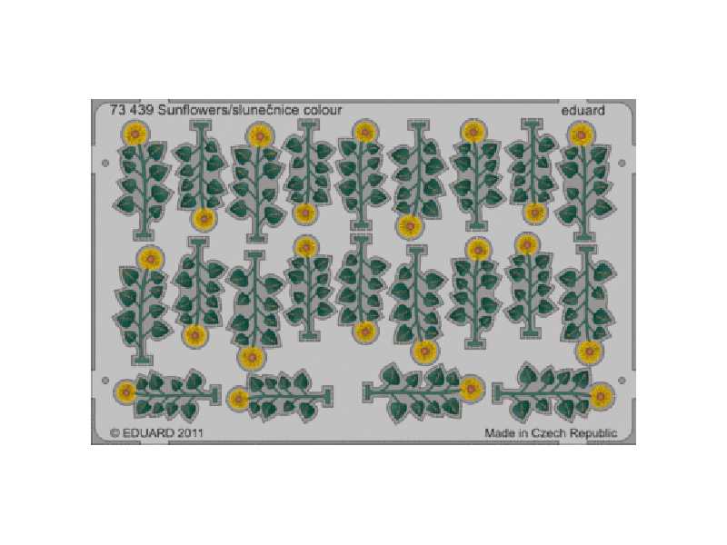  Sunflowers colour 1/72 - blaszki - zdjęcie 1