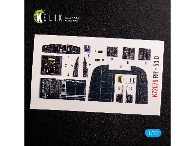 Ch-53d Sea Stallion Interior 3d Decals For Fujimi/Academy Kit - zdjęcie 4