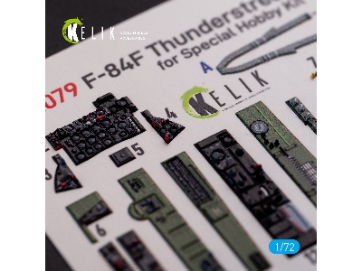 F-84f Thunderstreak Interior 3d Decals For Special Hobby Kit - zdjęcie 5