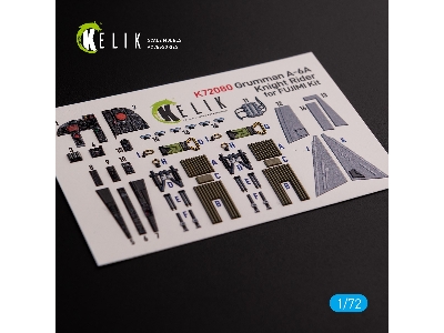Grumman A-6a Knight Rider Interior 3d Decals For Fujimi Kit - zdjęcie 1