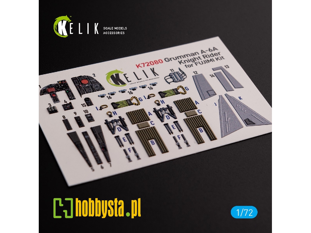 Grumman A-6a Knight Rider Interior 3d Decals For Fujimi Kit - zdjęcie 1 Grumman A-6a Knight Rider Interior 3d Decals For Fujimi Kit - zdjęcie 1