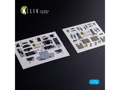 F-14a Tomcat Interior 3d Decals For Hasegawa Kit - zdjęcie 1
