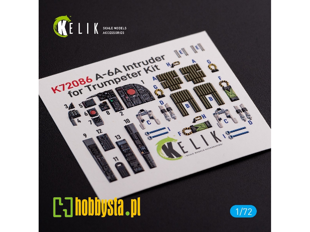 A-6a Intruder Interior 3d Decals For Trumpeter Kit - zdjęcie 1 A-6a Intruder Interior 3d Decals For Trumpeter Kit - zdjęcie 1
