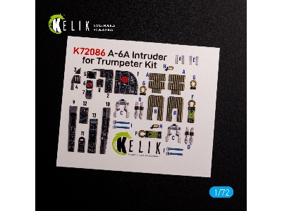 A-6a Intruder Interior 3d Decals For Trumpeter Kit - zdjęcie 2