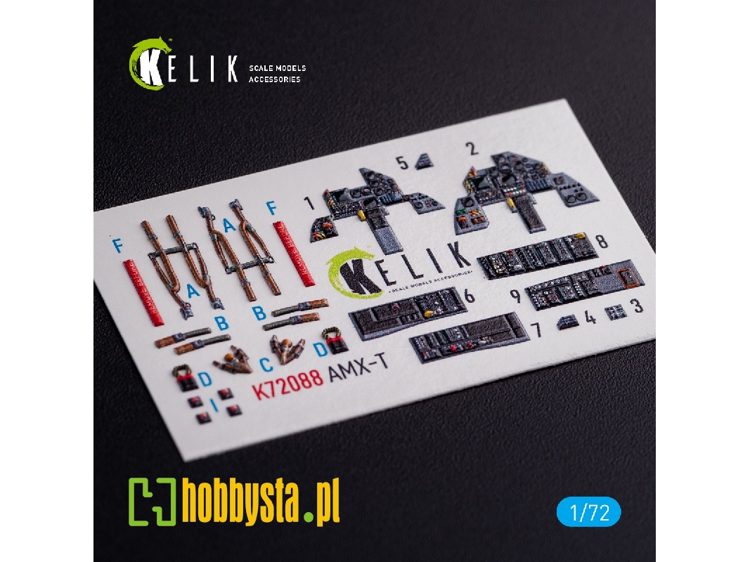 Amx-t Interior 3d Decals For Italeri Kit - zdjęcie 1 Amx-t Interior 3d Decals For Italeri Kit - zdjęcie 1