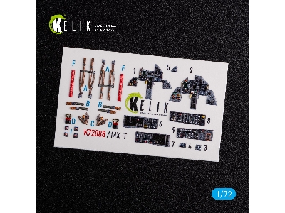 Amx-t Interior 3d Decals For Italeri Kit - zdjęcie 2