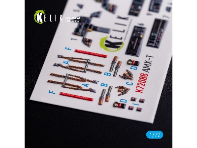 Amx-t Interior 3d Decals For Italeri Kit - zdjęcie 3