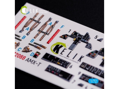 Amx-t Interior 3d Decals For Italeri Kit - zdjęcie 4