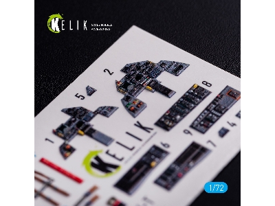 Amx-t Interior 3d Decals For Italeri Kit - zdjęcie 6