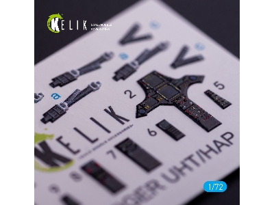 Eurocopter Tiger Uht/Hap Interior 3d Decals For Revell Kit - zdjęcie 4
