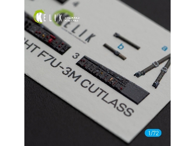 Vought F7u-3m Cutlass Interior 3d Decals For Fujimi Kit - zdjęcie 4