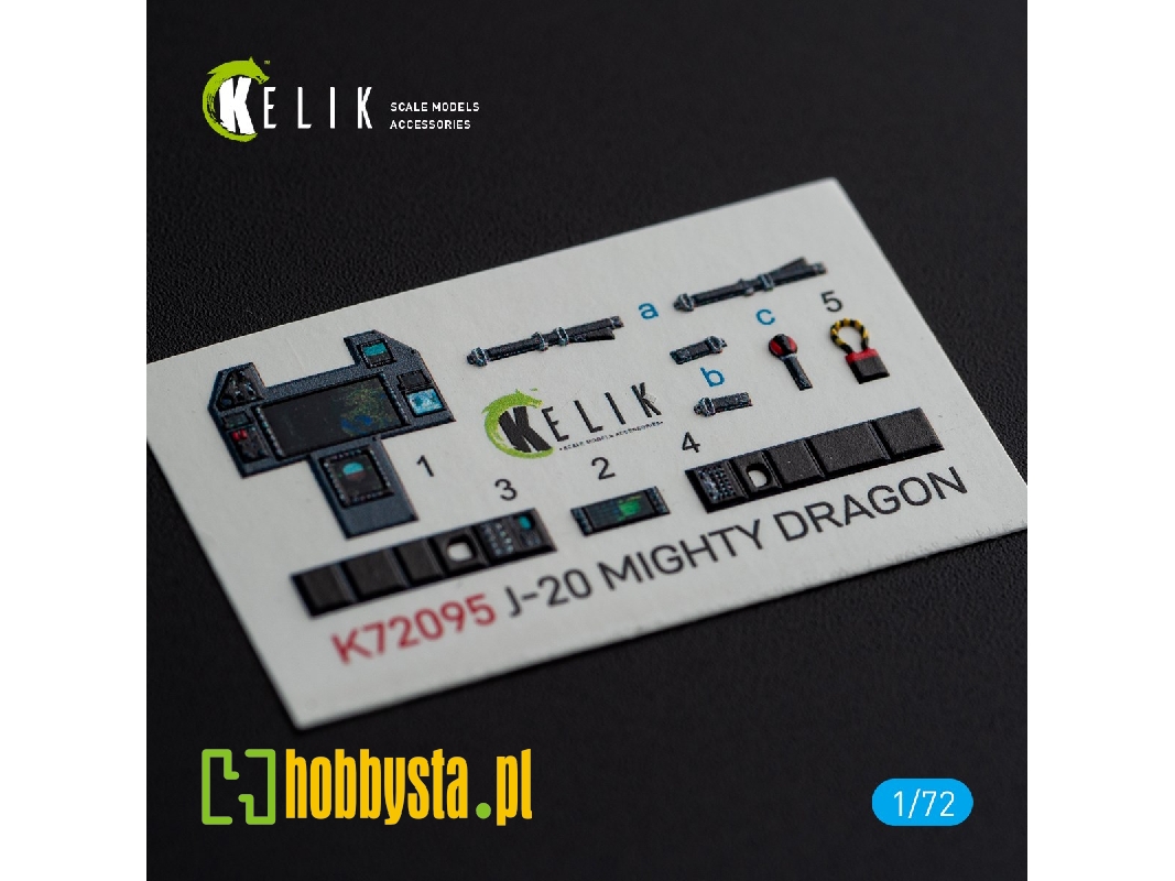 J-20 Mighty Dragon Interior 3d Decals For Dream Model Kit - zdjęcie 1 J-20 Mighty Dragon Interior 3d Decals For Dream Model Kit - zdjęcie 1