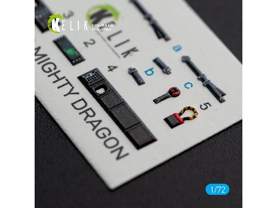 J-20 Mighty Dragon Interior 3d Decals For Dream Model Kit - zdjęcie 3
