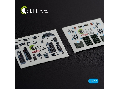 F-16d Interior 3d Decals For Revell Kit - zdjęcie 1