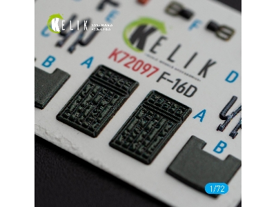 F-16d Interior 3d Decals For Revell Kit - zdjęcie 6