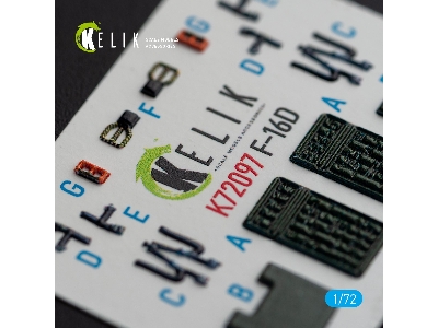 F-16d Interior 3d Decals For Revell Kit - zdjęcie 8