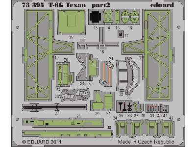  T-6G Texan 1/72 - Academy Minicraft - blaszki - zdjęcie 3