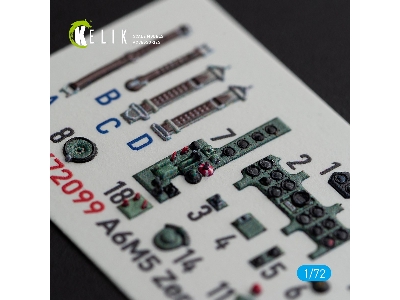 A6m5 Zero - Interior 3d Decals For Tamiya Kit - zdjęcie 4