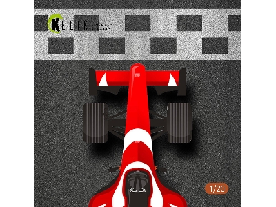 F1 Start Position Base - Acrylic 3mm (180mm X 357mm) (210g) - zdjęcie 5