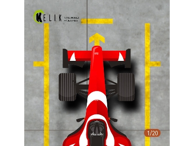 Pit-f1 Pitstop Type 1 Base - Acrylic 3mm (180mm X 357mm) (210g) - zdjęcie 5