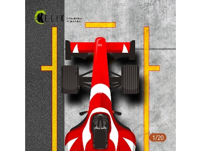 F1 Pitstop Type 2 Base - Acrylic 3mm (180mm X 357mm) (210g) - zdjęcie 5