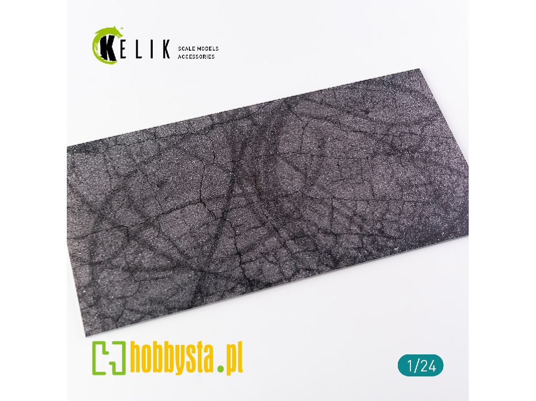Cracked Asphalt Base - Acrylic 3mm (180mm X 357mm) (210g) - zdjęcie 1 Cracked Asphalt Base - Acrylic 3mm (180mm X 357mm) (210g) - zdjęcie 1