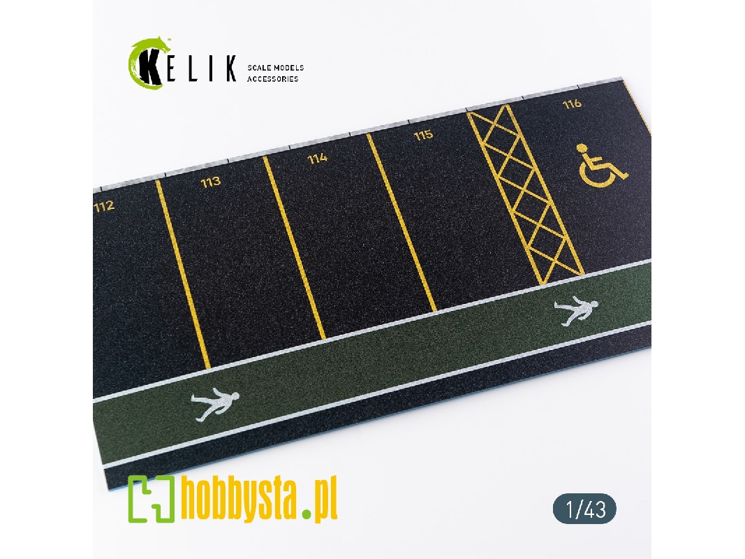 Supermarket Parking Type 1 Base - Acrylic 3mm (180mm X 357mm) (210g) - zdjęcie 1 Supermarket Parking Type 1 Base - Acrylic 3mm (180mm X 357mm) (210g) - zdjęcie 1