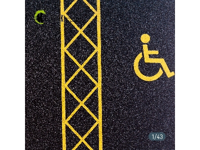 Supermarket Parking Type 1 Base - Acrylic 3mm (180mm X 357mm) (210g) - zdjęcie 4