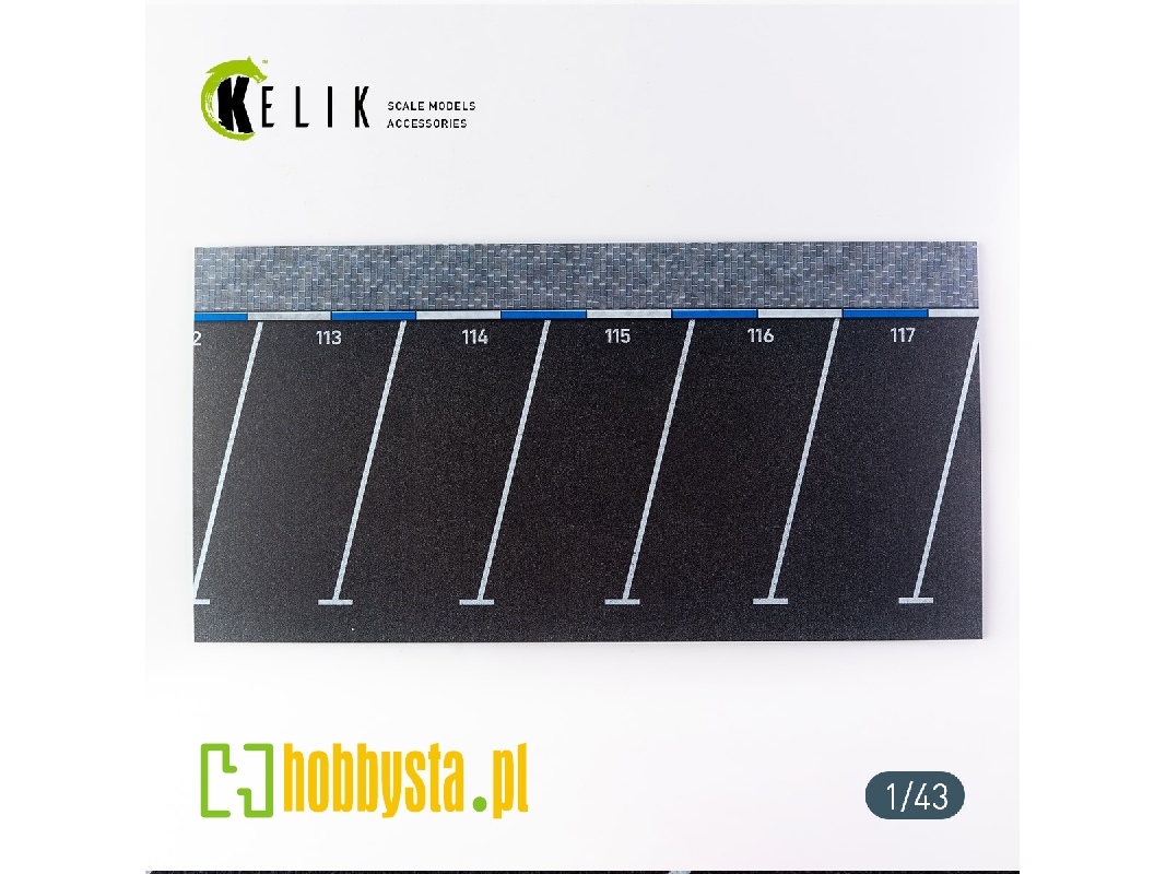 Supermarket Parking Type 2 Base - Acrylic 3mm (180mm X 357mm) (210g) - zdjęcie 1 Supermarket Parking Type 2 Base - Acrylic 3mm (180mm X 357mm) (210g) - zdjęcie 1